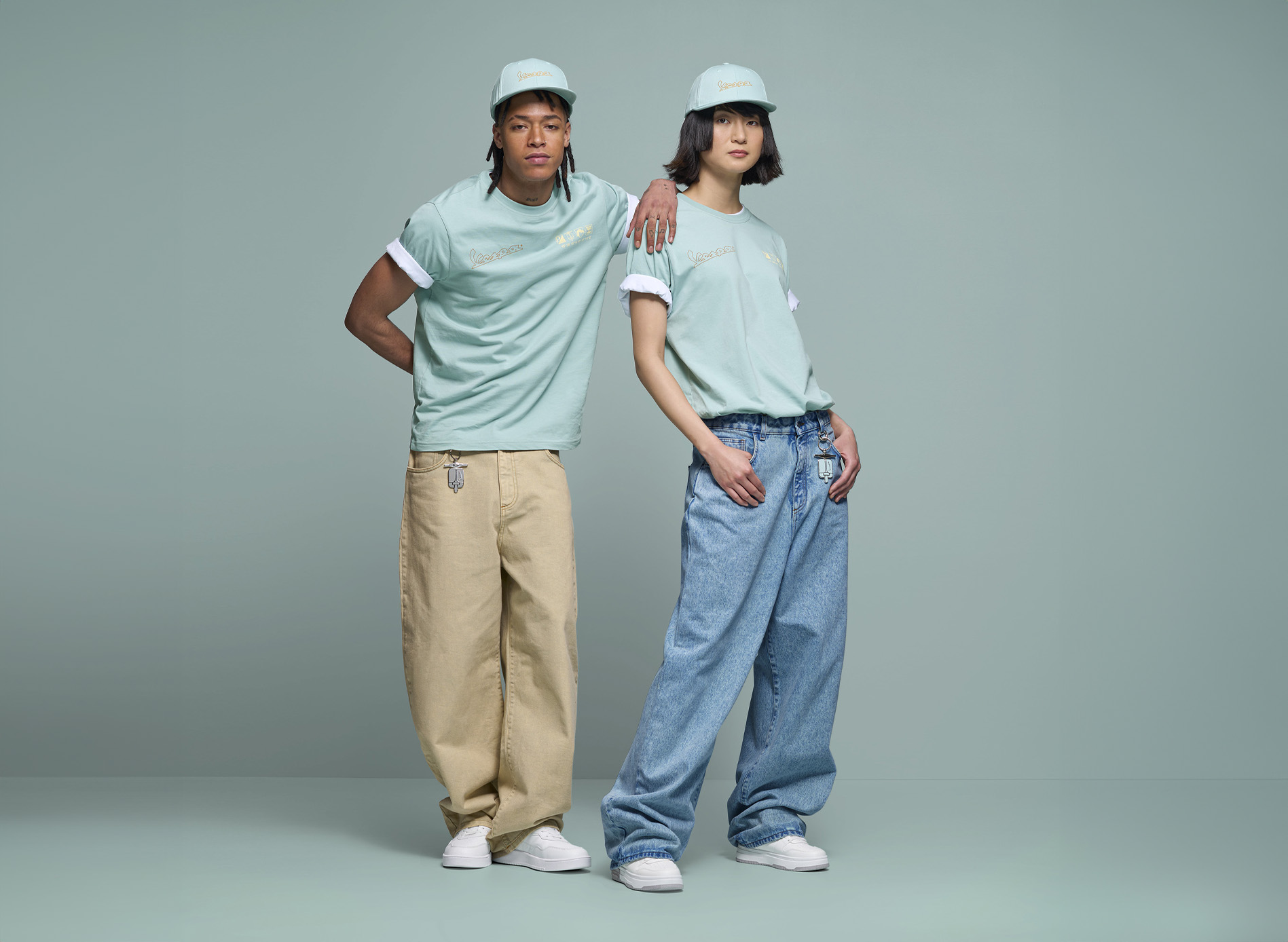 Vespa-basecap Origin groen DEC-collectie
