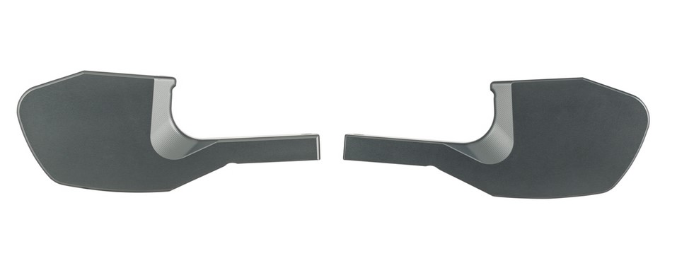 Voetsteun adapter achterbank voor Vespa GTS/GTS Super/GTV/GT 60/GT/GT L 125-300ccm, mat grijs