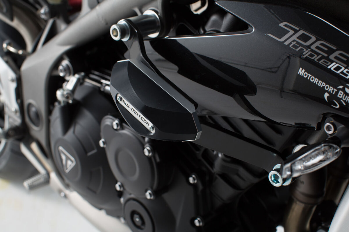 SW-Motech Crashpad kit zwart voor Triumph Speed Triple 1050 - SW Motech