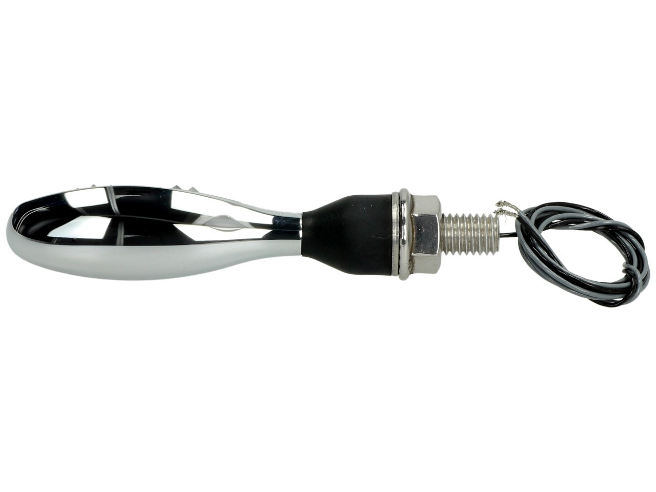 Kellermann indicator, Micro 1000 Extreme, staal, LED, V/H, L/R, 12 V, glanzend chroom, M8x20