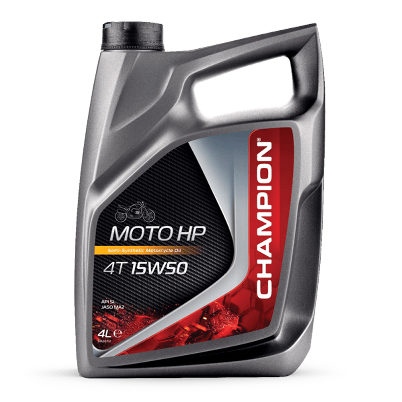 CHAMPION® Moto HP 4T 15W-50 Motorolie - 4 liter