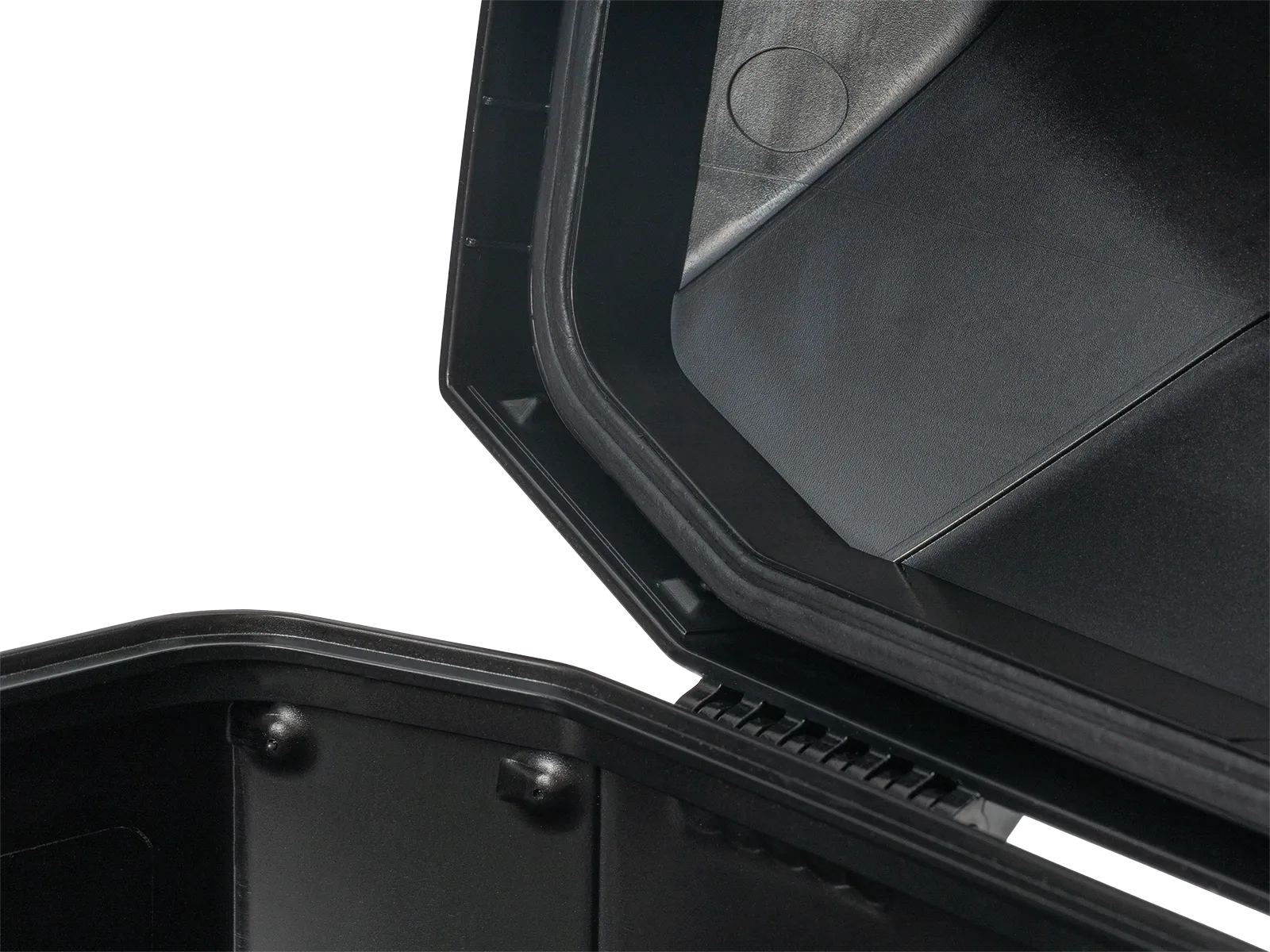 Xcore-topkoffer 40 zwart met zwarte rand voor Smartrack Hepco & Becker