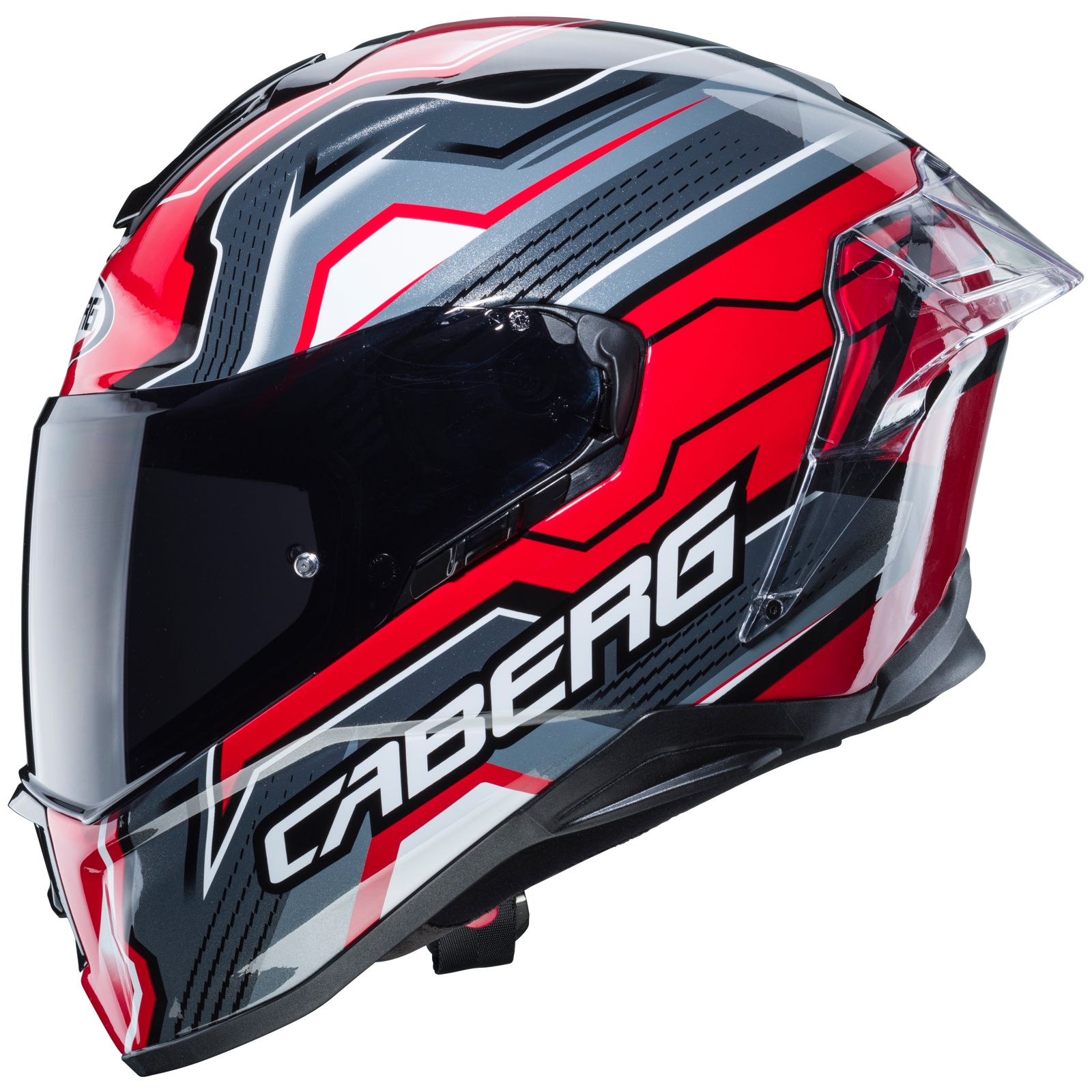 Caberg Helm Drift Evo LB29, zwart/antraciet-rood