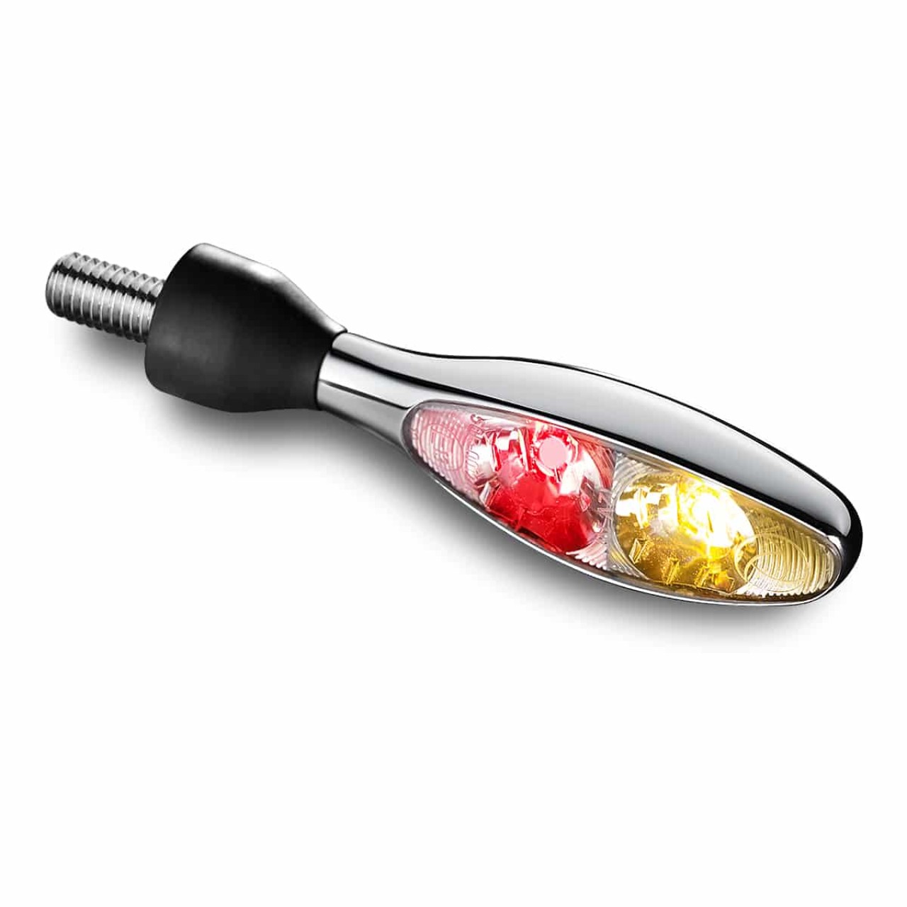 Kellermann knipperlicht, achterlicht en remlicht, Micro 1000 DF, staal, LED, HL/HR, 12 V, glanzend chroom