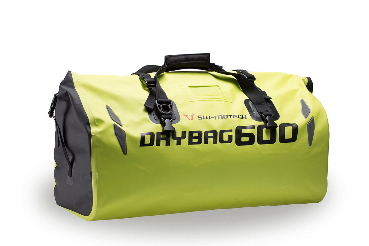 Drybag 600 achtertas voor Moto Guzzi V85 TT /Travel, signaalgeel - SW Motech