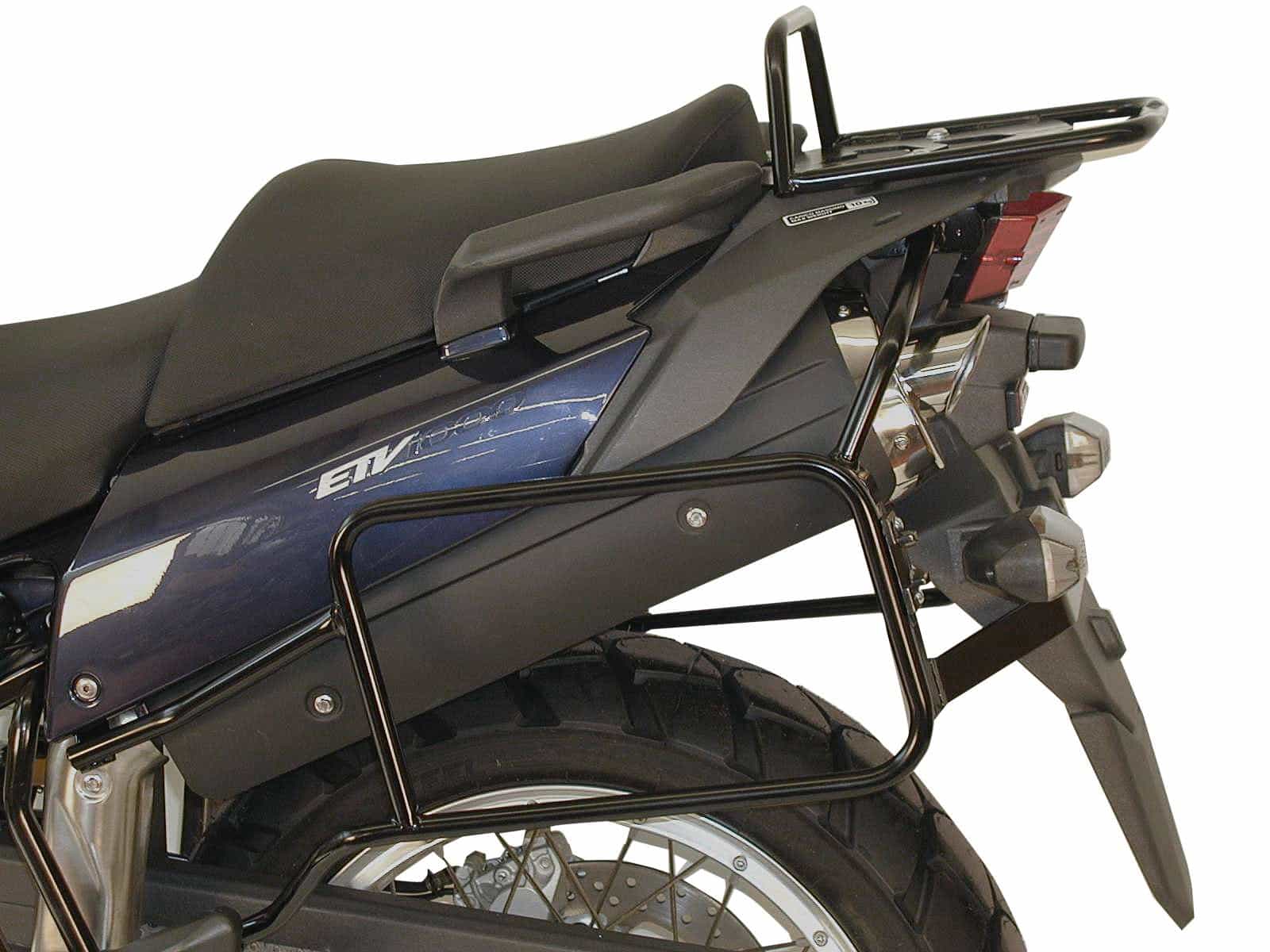 Buisvormig bagagerek Topkoffer drager zwart voor Aprilia Caponord ETV 1000 (01-07)