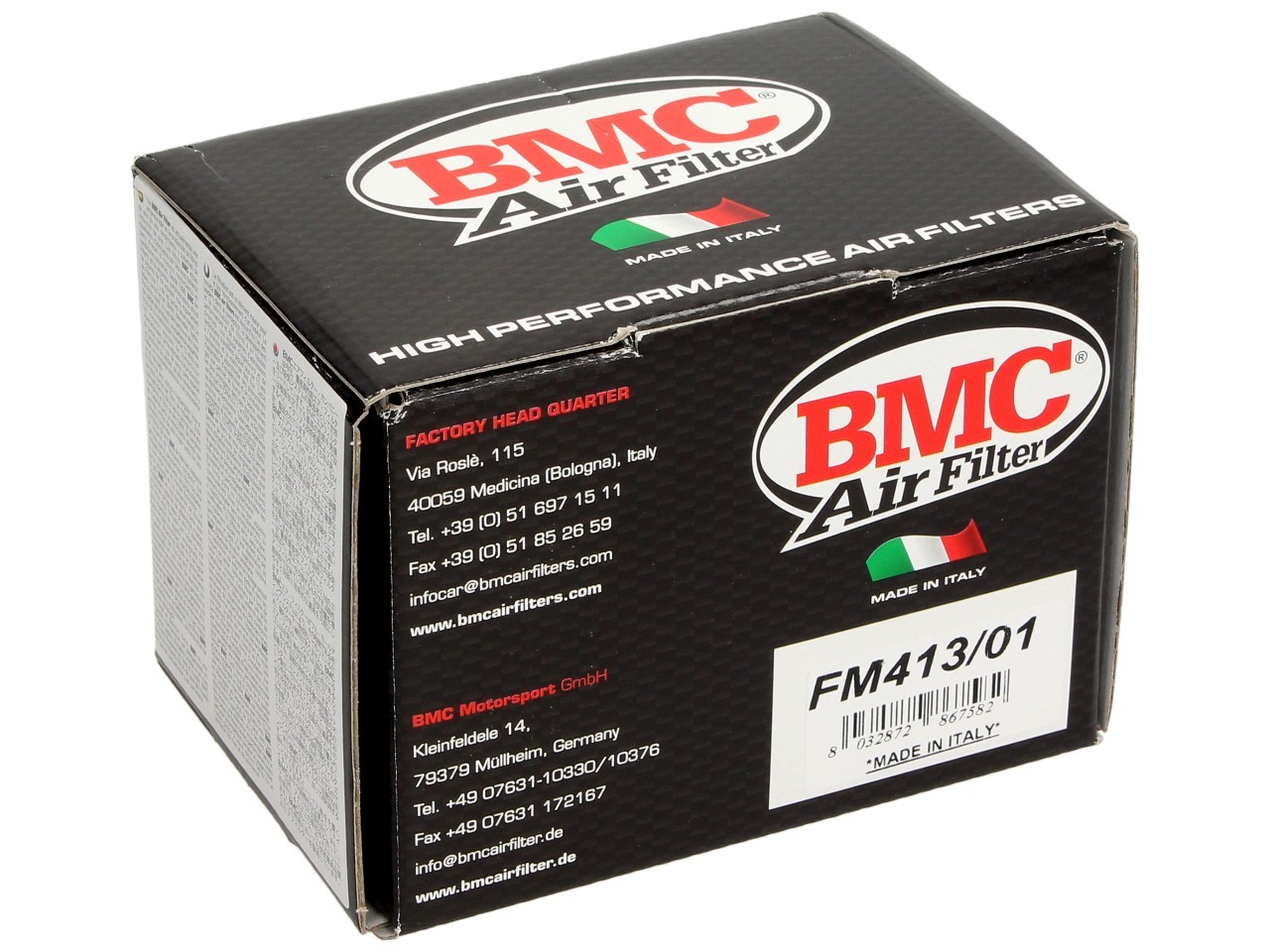 BMC Sport luchtfilter voor Moto Guzzi V7 I / V7 II / V7 III / V9 Roamer, Bobber