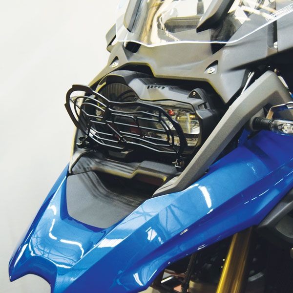 Koplampbeschermrooster voor BMW R 1200 GS LC /Rallye, R 1250 GS, zwart