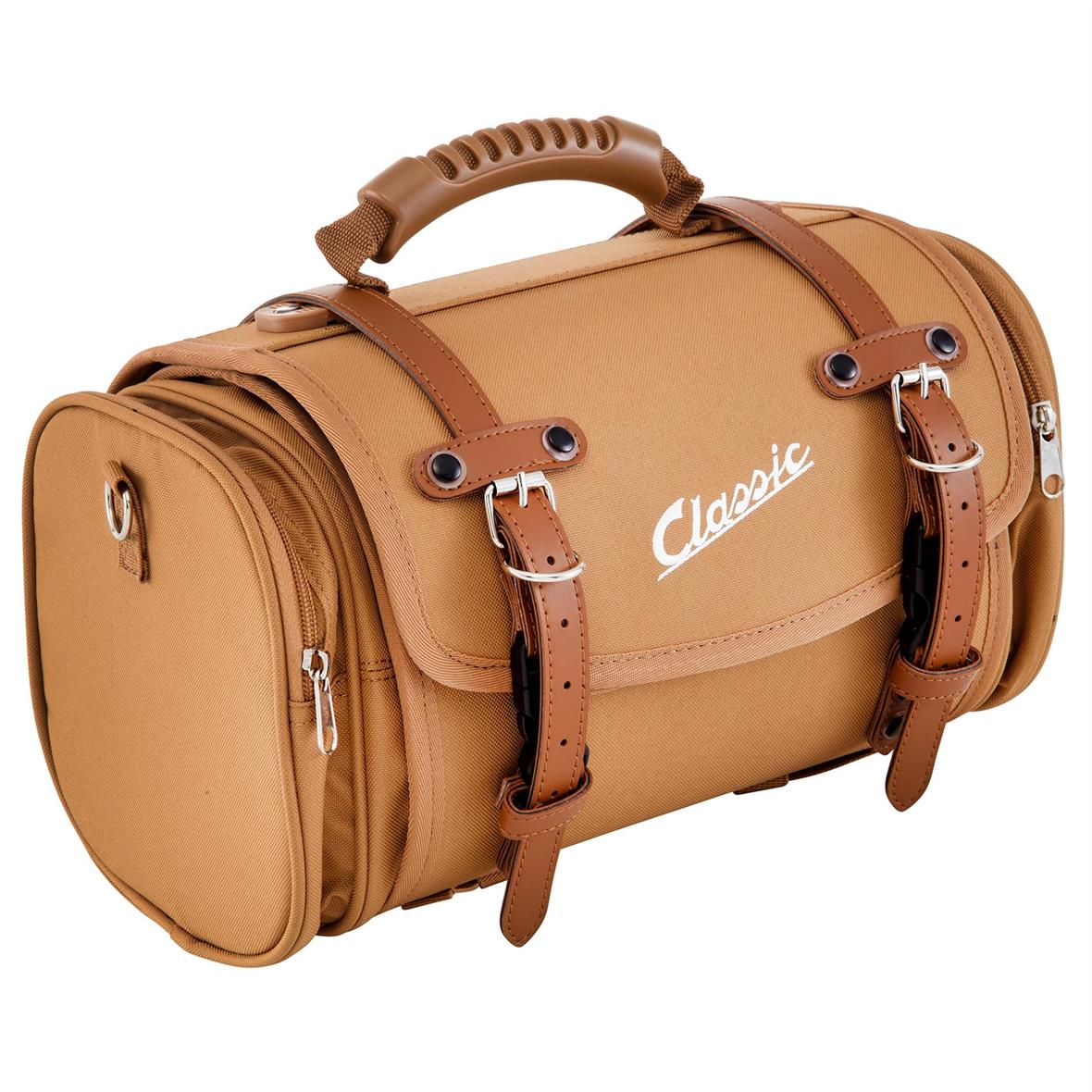 Tas "Classic" klein voor Vespa - bruin, nylon