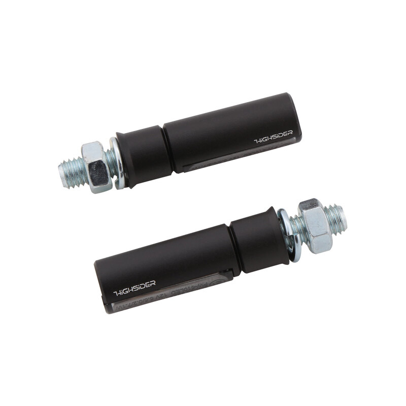 HIGHSIDER Pro Conero-Black-Edition LED 3in1 knipperlicht/achterlicht combinatie behuizing zwart / lens Ra
