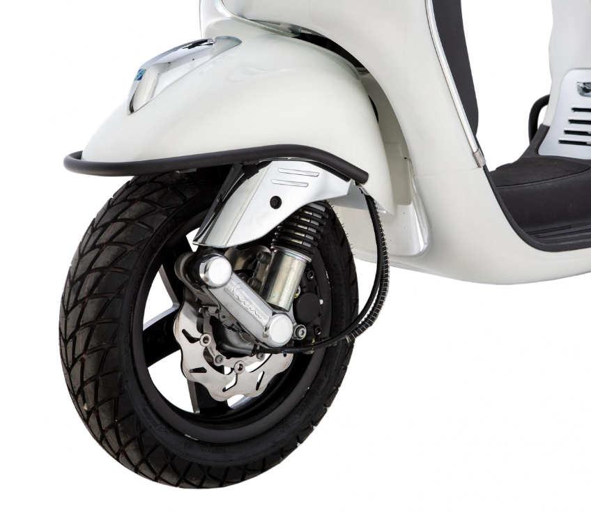 Voorbumper spatbord voor Vespa LX/LXV/S 50-150cc, mat zwart