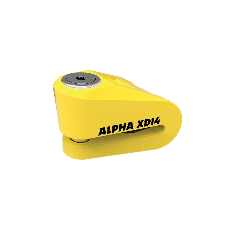 Oxford Alpha XD14 remschijfslot - Ø14mm Geel