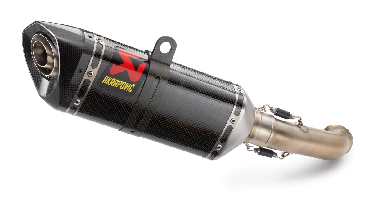 Akrapovic Slip On Uitlaatsysteem Carbon voor KTM
