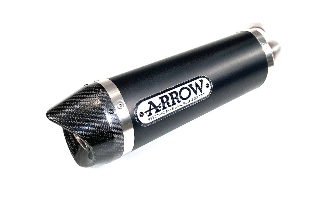 ARROW uitlaat DARK THUNDER aluminium zwart voor Honda CB600F 2007-2013