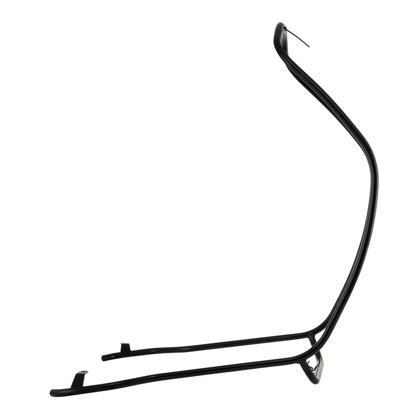 Valbeugel beenschild voor Vespa Primavera /Sprint 50-150cc, glanzend zwart