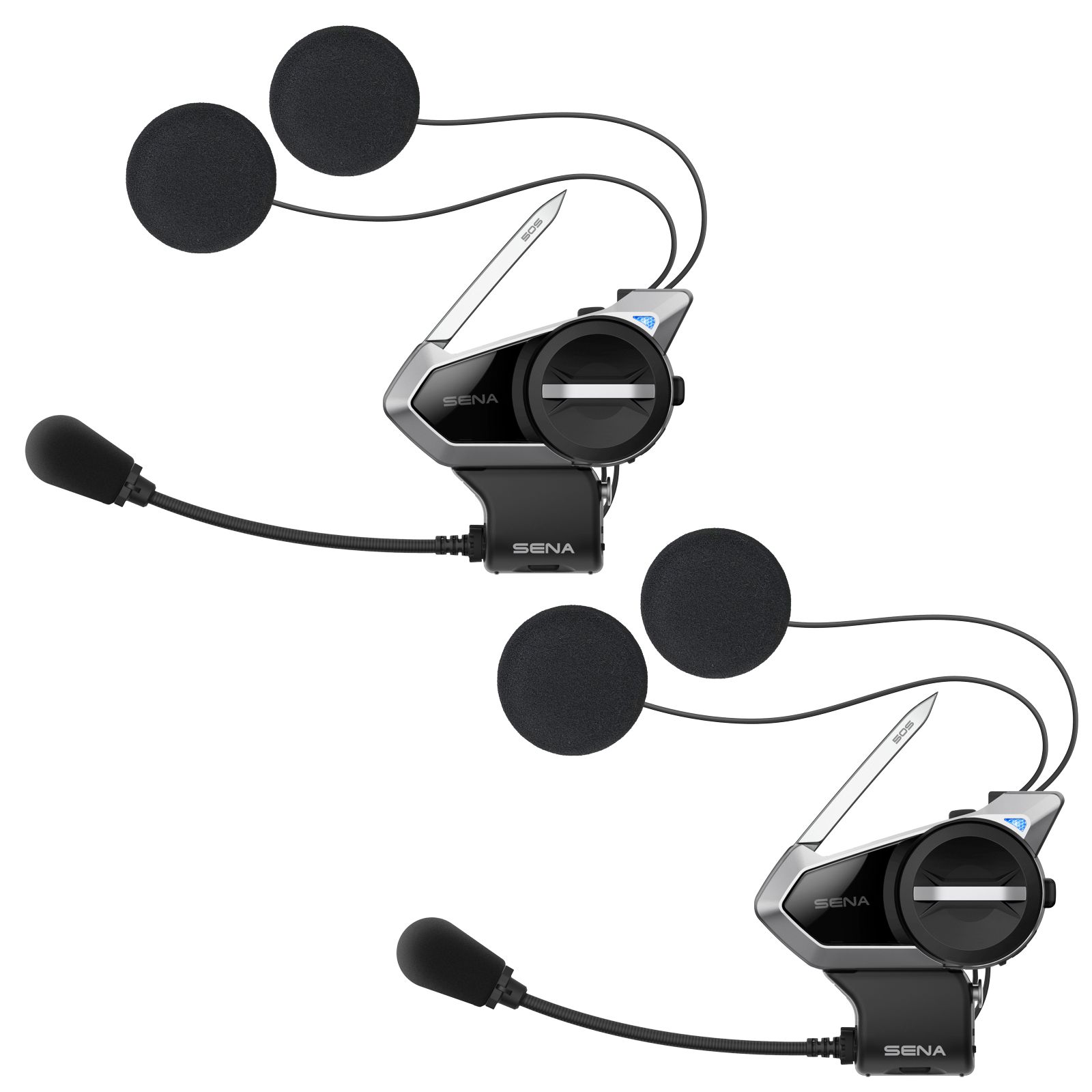 SENA 50S Doppelset - Sound by Harman Kardon - Bluetooth-communicatiesysteem voor motorfietsen