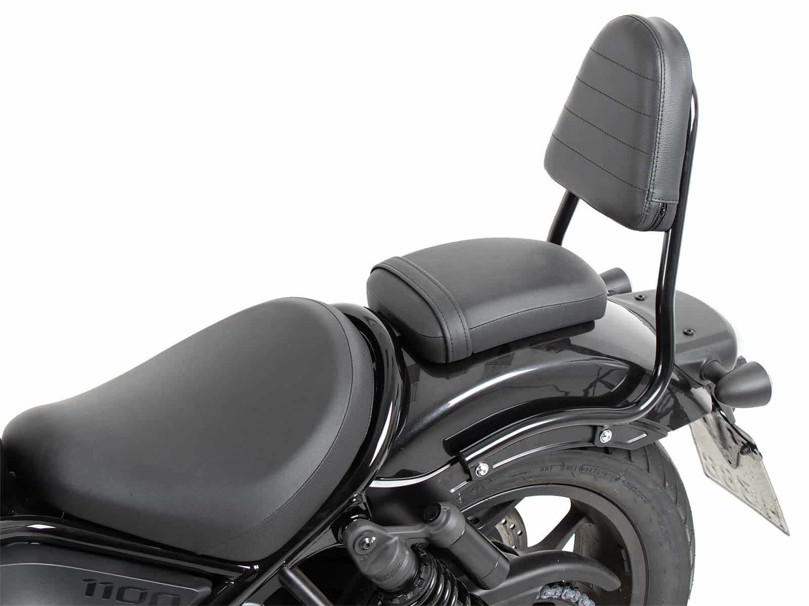 Sissybar (buisversie) zwart voor Honda CMX 1100 Rebel /DCT (21-24) Hepco & Becker