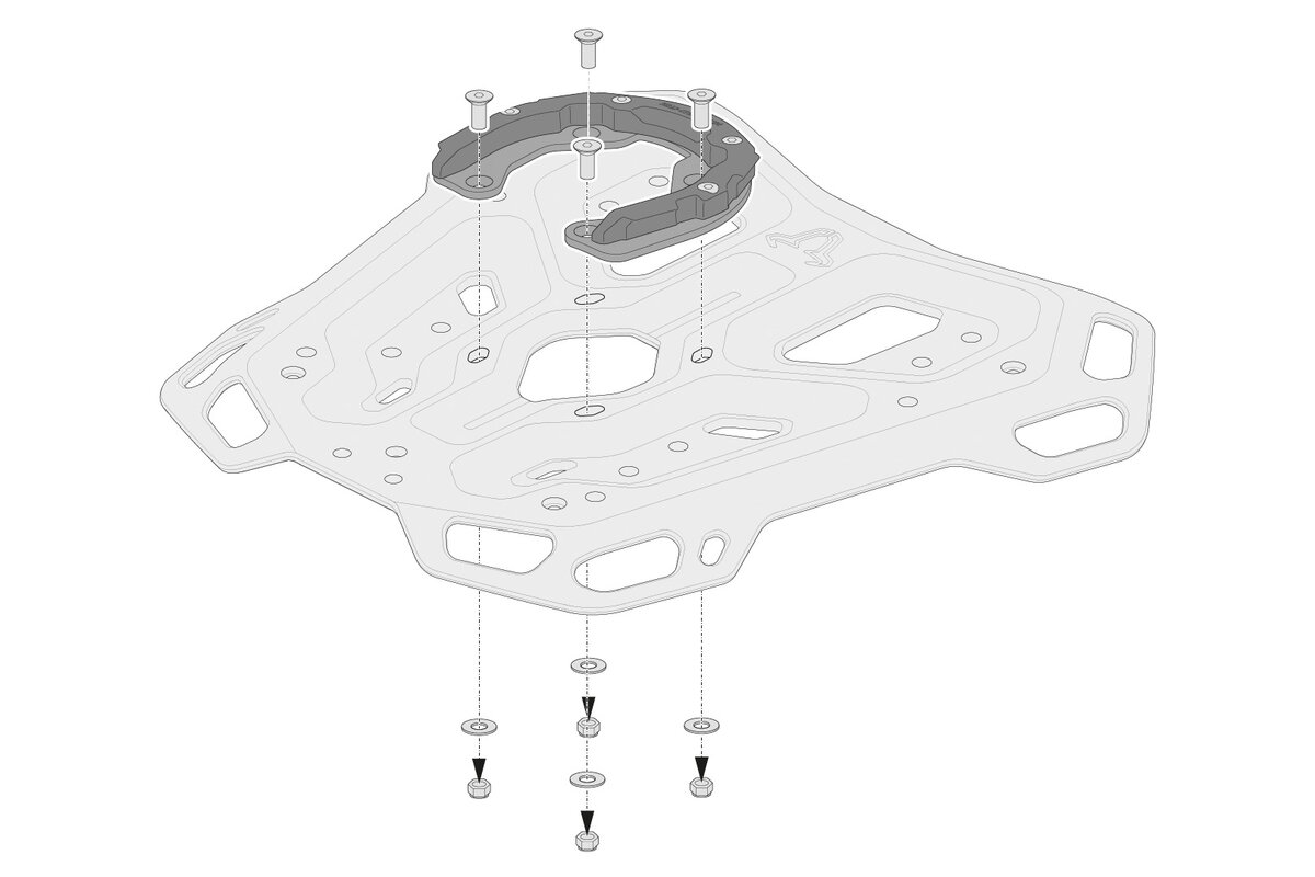 SW-Motech PRO tankring voor ADVENTURE-RACK bagagedrager SW Motech