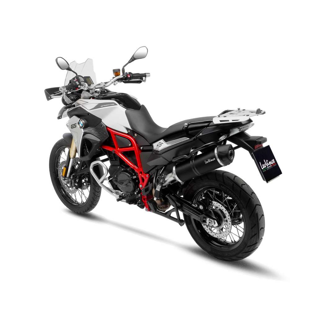 LeoVince uitlaatsysteem LV One Evo voor BMW F 700 GS /F 800 GS, carbon, slip on, E-certificaat