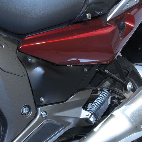Spatscherm achteraan voor BMW K 1600 GT /GTL (10-22), paar, matzwart
