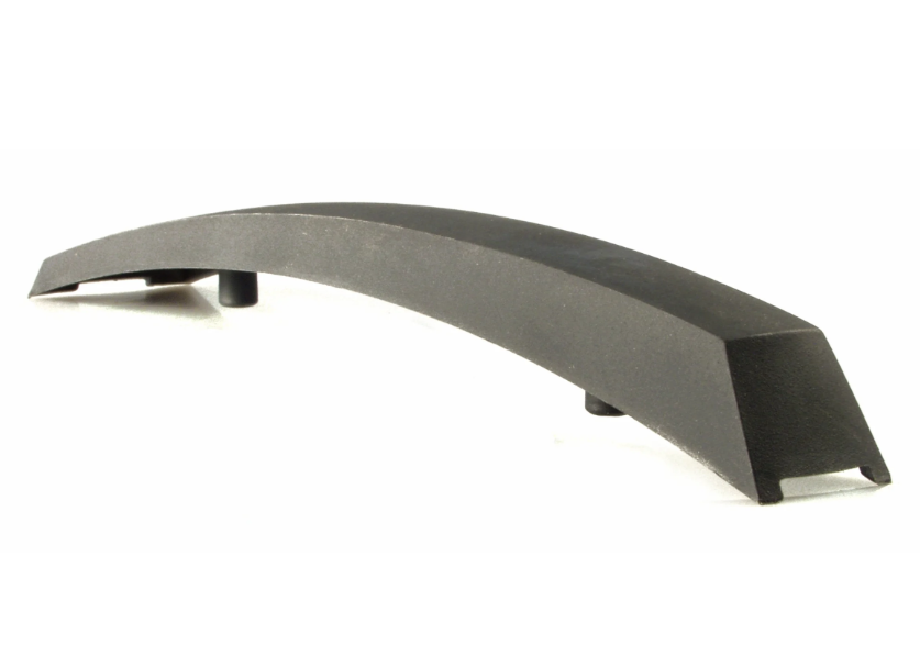 Spatbordnippel hoekig FA ITALIA voor Vespa PX 80-200cc, aluminium zwart