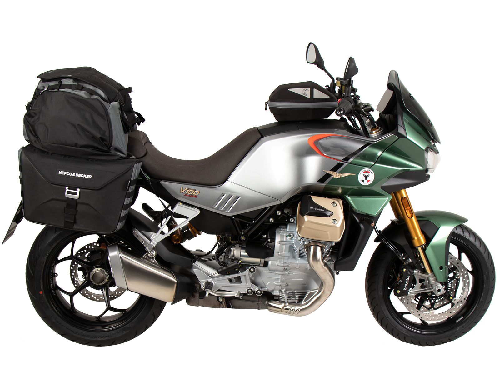 Basis tankring incl. tanktas slotunit voor Moto Guzzi V100 Mandello /S (22-)
