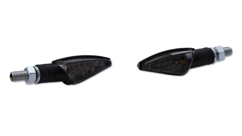 HIGHSIDER Smart Toledo LED knipperlichtbehuizing zwart / lens rookgrijs (paar), voor & achter