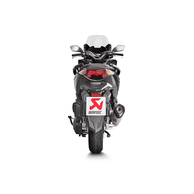 Akrapovic Racing Line (SS) uitlaatsysteem voor Honda Forza125 modeljaar 2017-2020