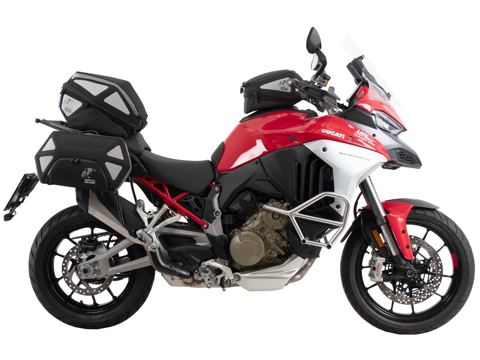 C-Bow zijdrager zwart voor Ducati Multistrada V4 /S /Pikes Peak /Rally /RS (2025-) Origineel Hepc