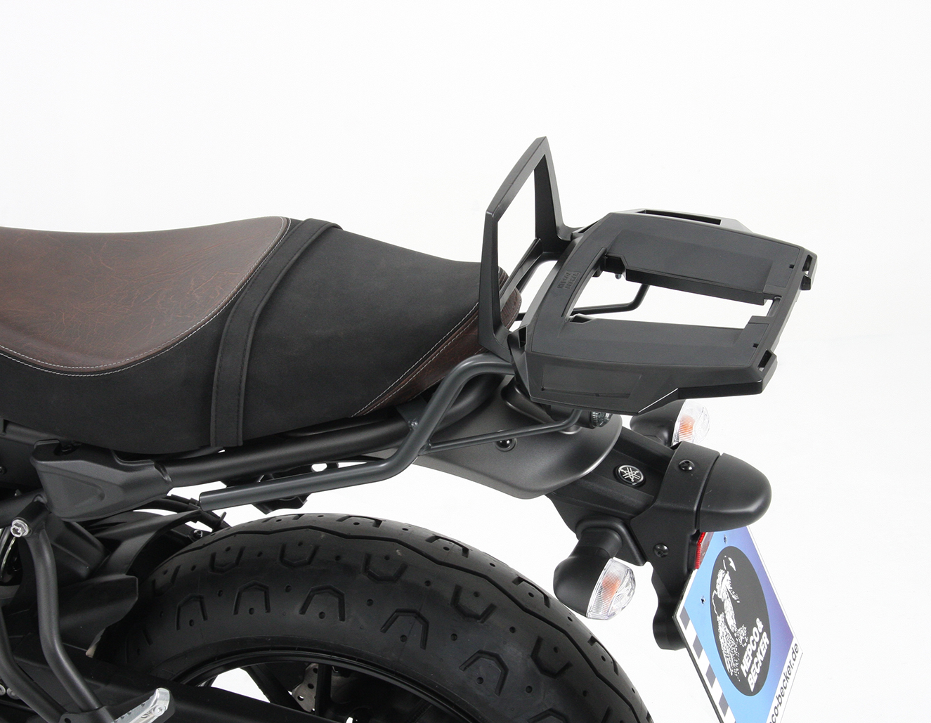 Alurack topkofferdrager antraciet voor Yamaha XSR 700 / XSR 700 Xtribute (Bj.16-) Hepco & Becker