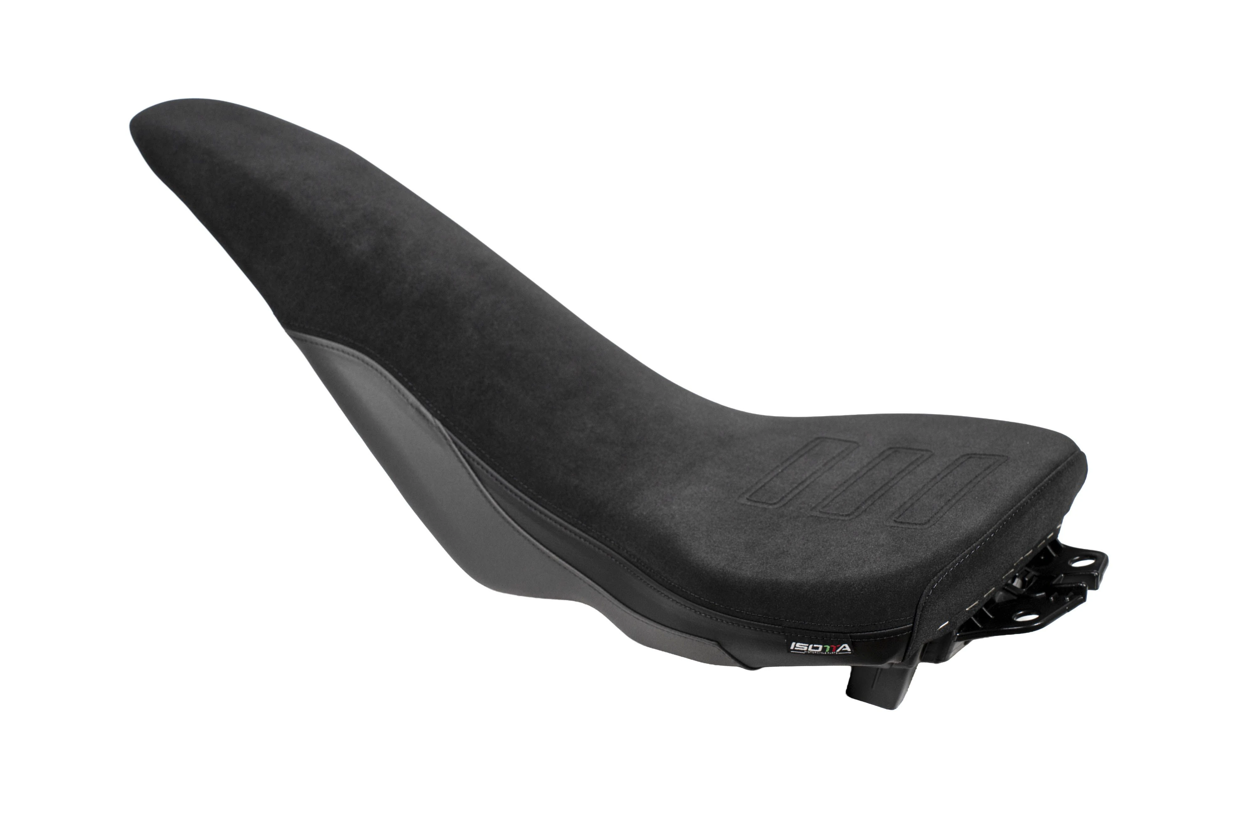 Isotta-zadel Comfort zwart/grijs voor Yamaha Ténéré 700 World Raid (22-25)