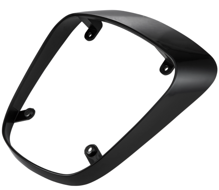 Frame-achterlicht voor Vespa Primavera/Sprint 50-150cc ('18-), glanzend zwart