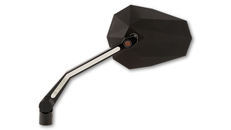HIGHSIDER pro spiegel Stealth -X4 Zwart Met LED-indicator/positielicht (paar)