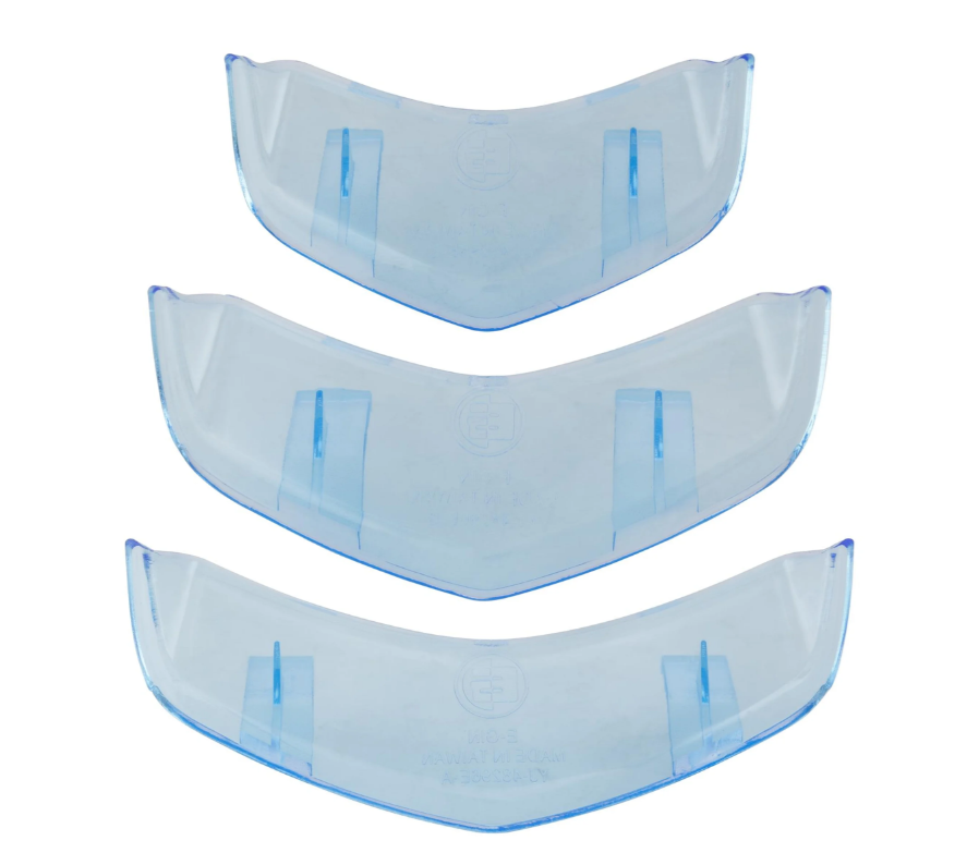Cascade inzetstuk voor Vespa GTS/GTS Super/GTV HPE 125-300cc ('19-22), blauw transparant