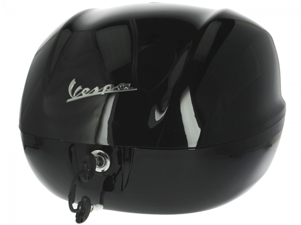 Originele topkoffer voor Vespa Primavera / Sprint - Zwart Vulcano 98/A