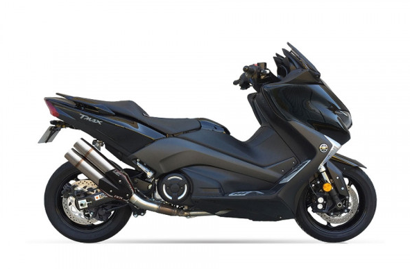 IXIL L5X HYPERLOW roestvrij stalen compleet systeem Yamaha T-Max DX / SX (Bj.17-)