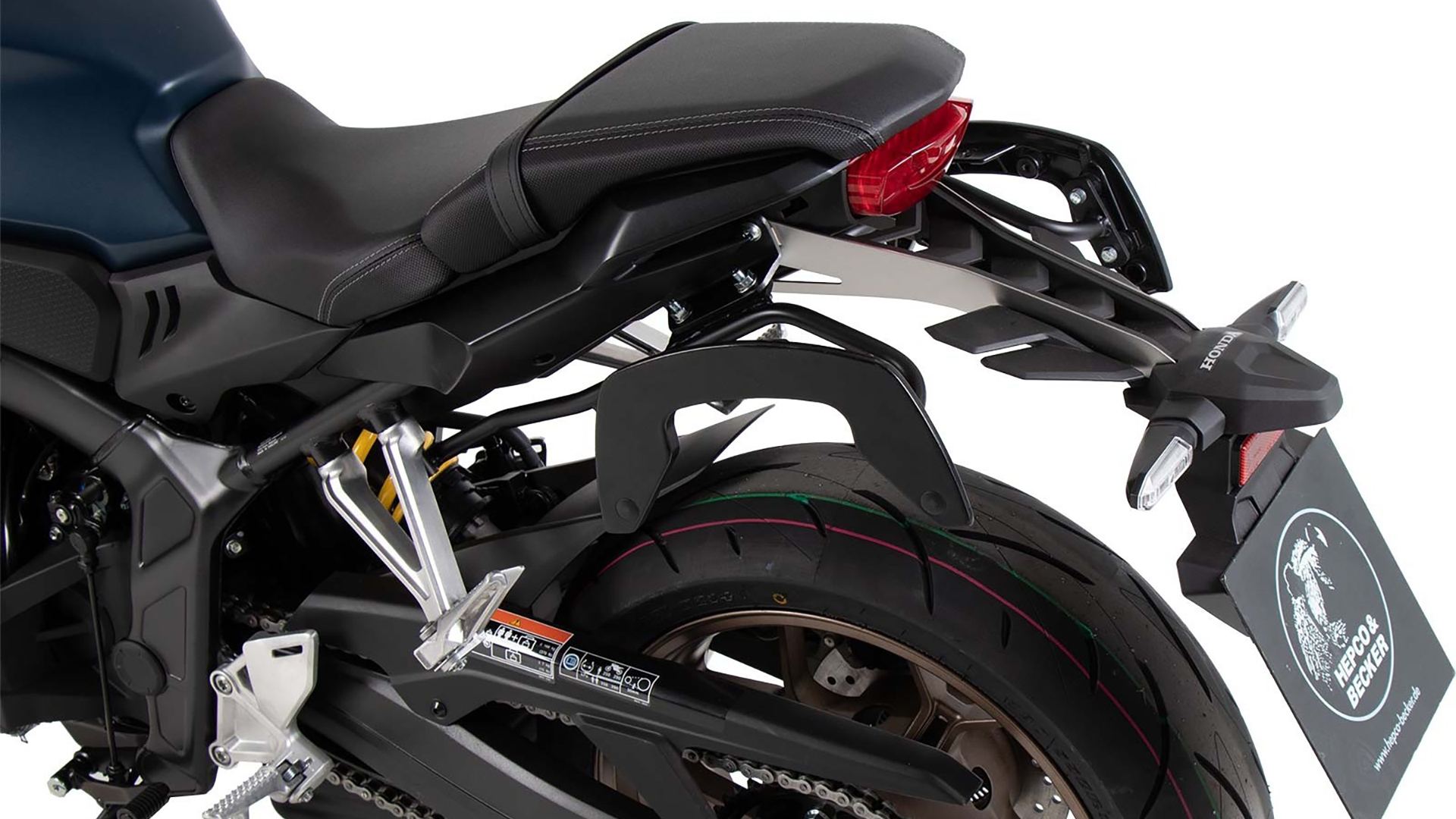 C-Bow zijdrager zwart Honda CB 650 R (21-23) Hepco & Becker