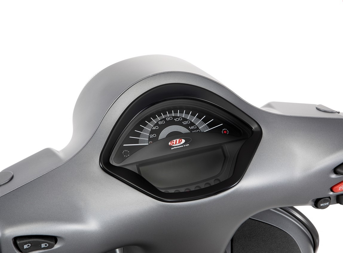 Toerenteller/snelheidsmeter voor Vespa GTS/GTS Super 300cc FL ('14-), zwart