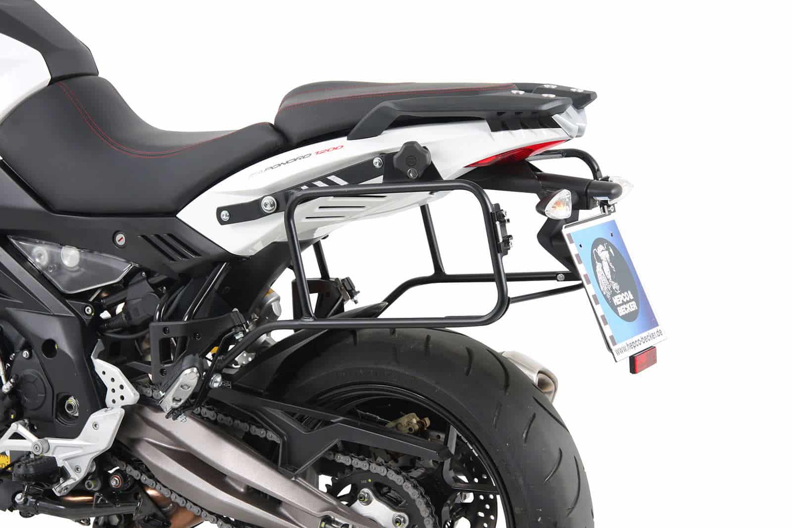 Zijkofferdrager Lock-it zwart voor Aprilia Caponord 1200 (13-16) Hepco & Becker