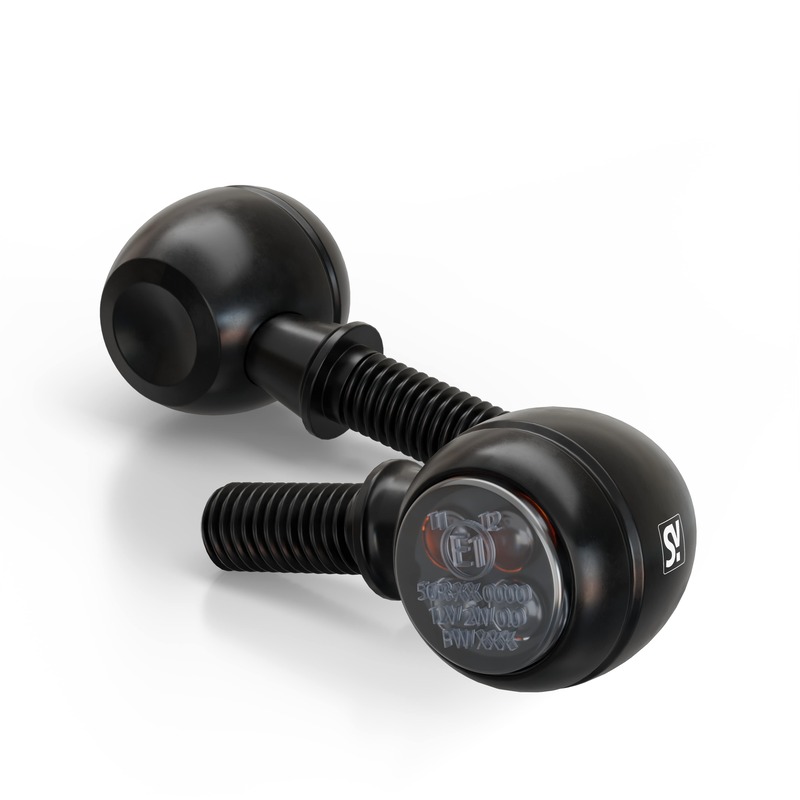 HIGHSIDER smart Circula-S knipperlicht/positielicht zwart/getint 2in1, E-keurmerk (paar)