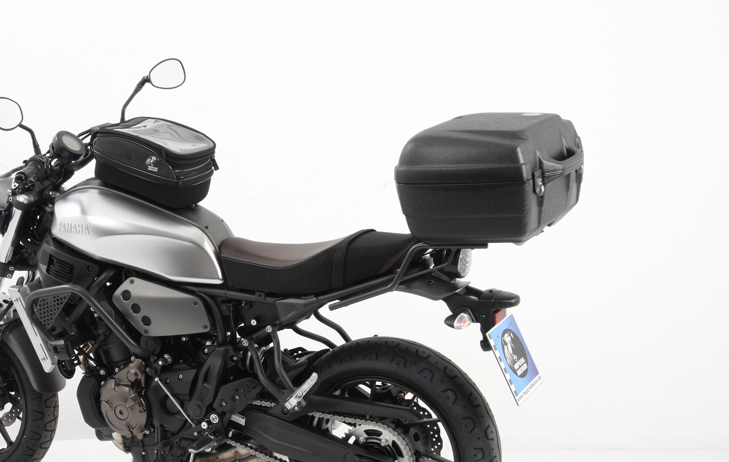 Easyrack topkofferdrager antraciet voor Yamaha XSR 700 / XSR 700 Xtribute (Bj.16-) Hepco & Becker