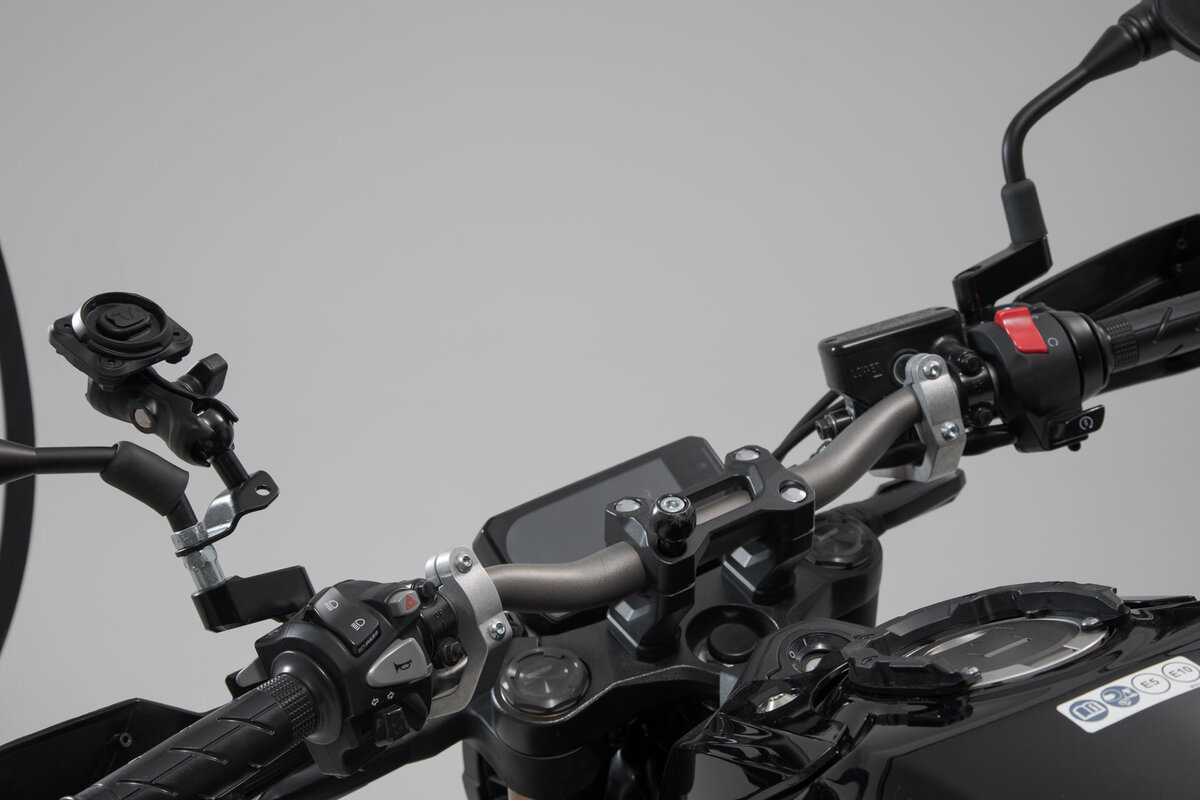 SW-Motech Navigatiebevestigingsset T-Lock met smartphonehouder voor Ducati Multistrada 1200 /S /Enduro - SW Motech