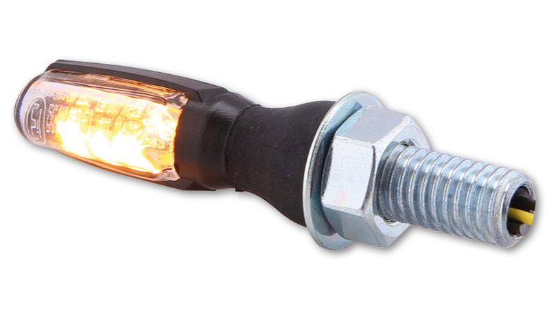 HIGHSIDER Smart Spark LED-indicatorbehuizing zwart / lens helder (paar), voor & achter