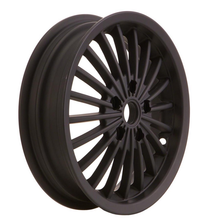 Velg voor/achter voor Vespa GTS/GTS Super/GTV/GT 60/GT/GT L 125-300cc, mat zwart