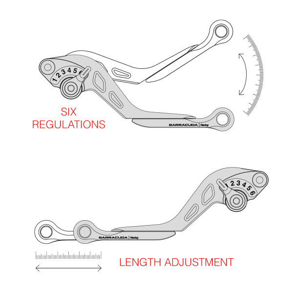 Hendelset voor Kawasaki Z900 / Z650 / Ninja 650 / Versys 650 / Versys 1000 - Barracuda