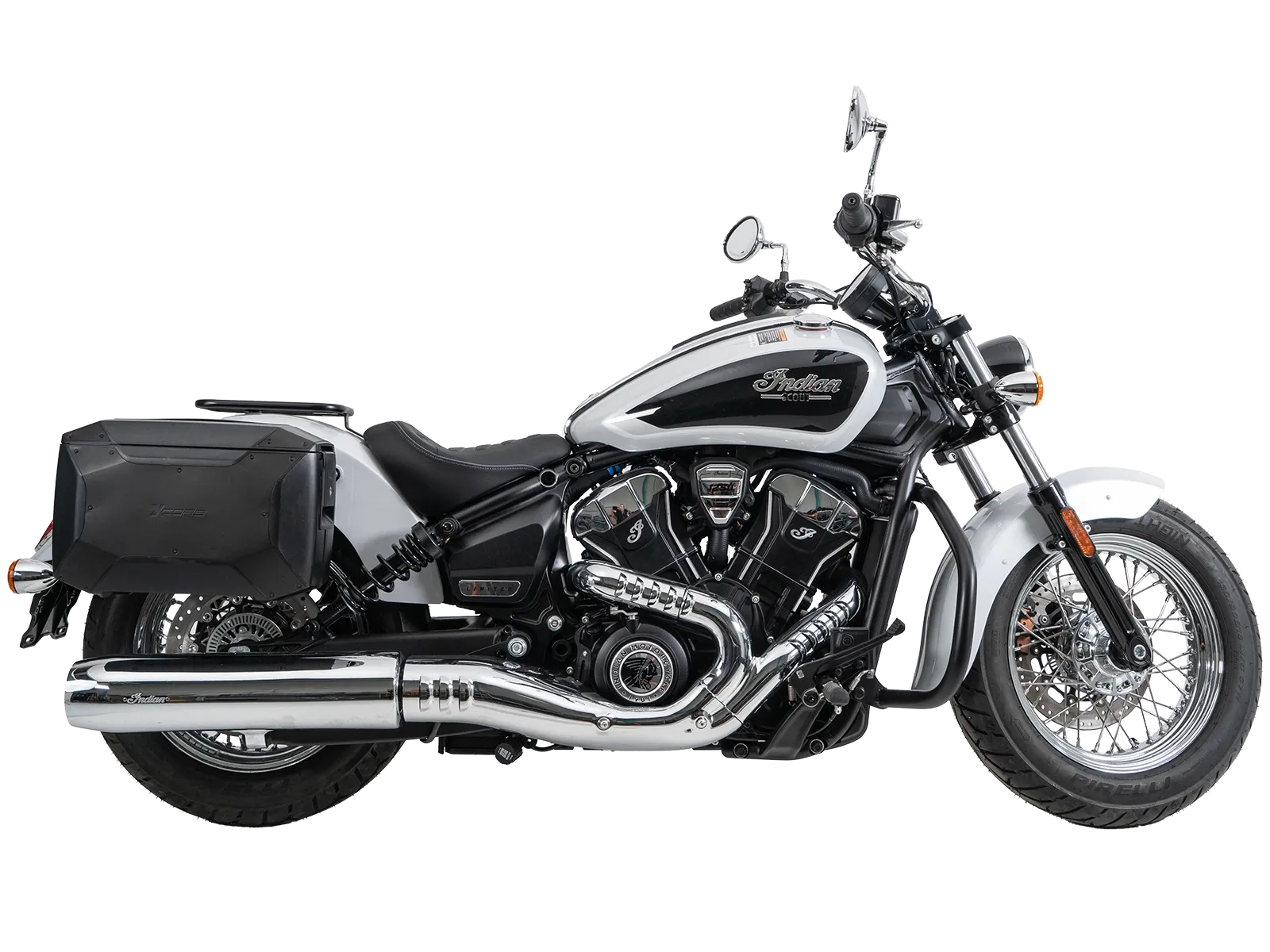 C-Bow zijdrager zwart voor Indian Scout Sixty Classic (25-) Hepco & Becker