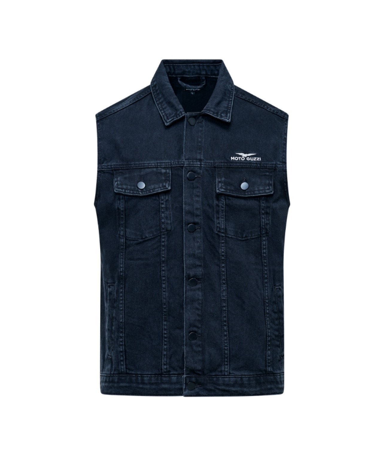 Moto Guzzi denim vest