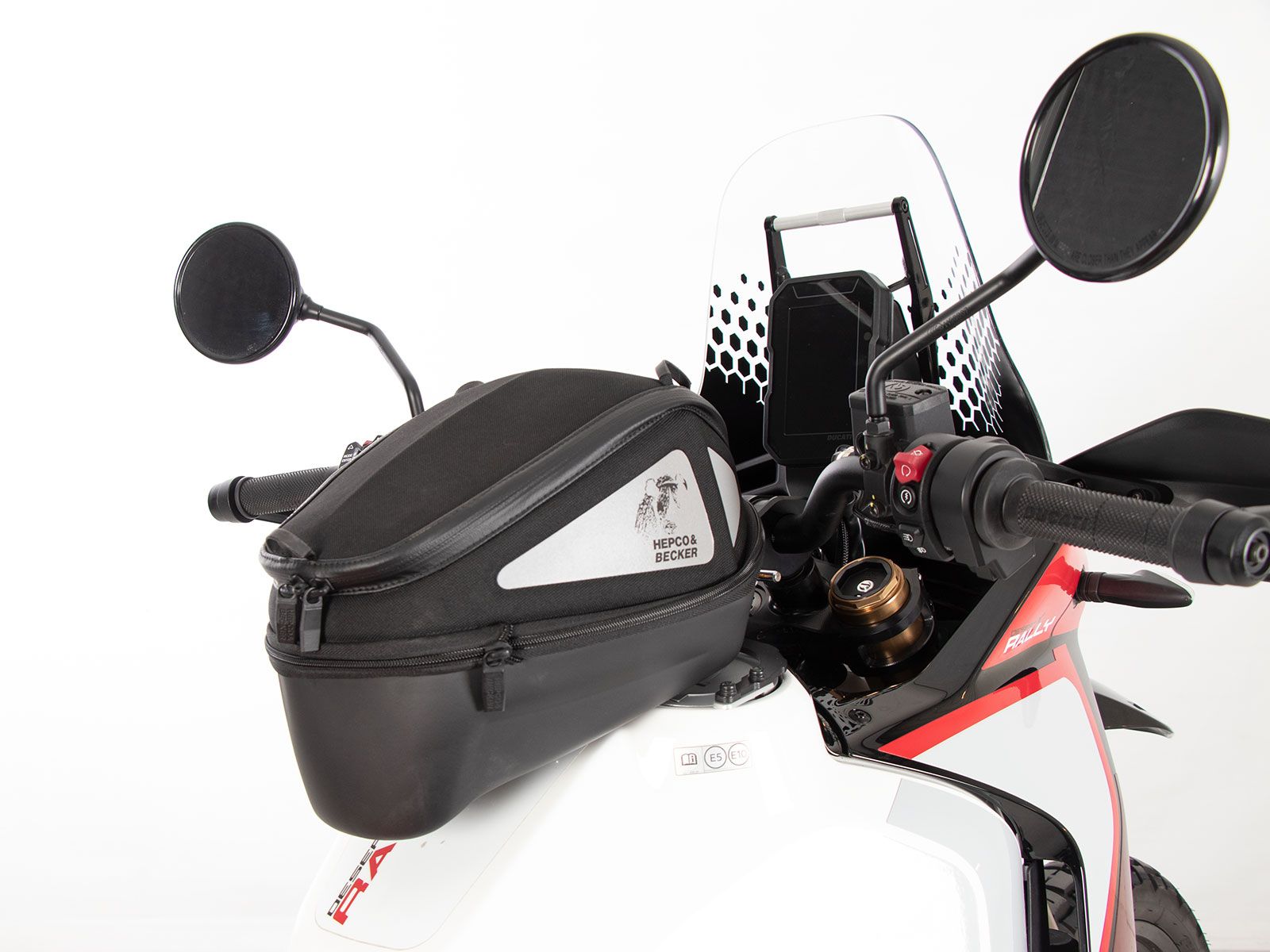 Basistankring incl. tanktasvergrendeling voor Ducati DesertX (22-) Hepco & Becker