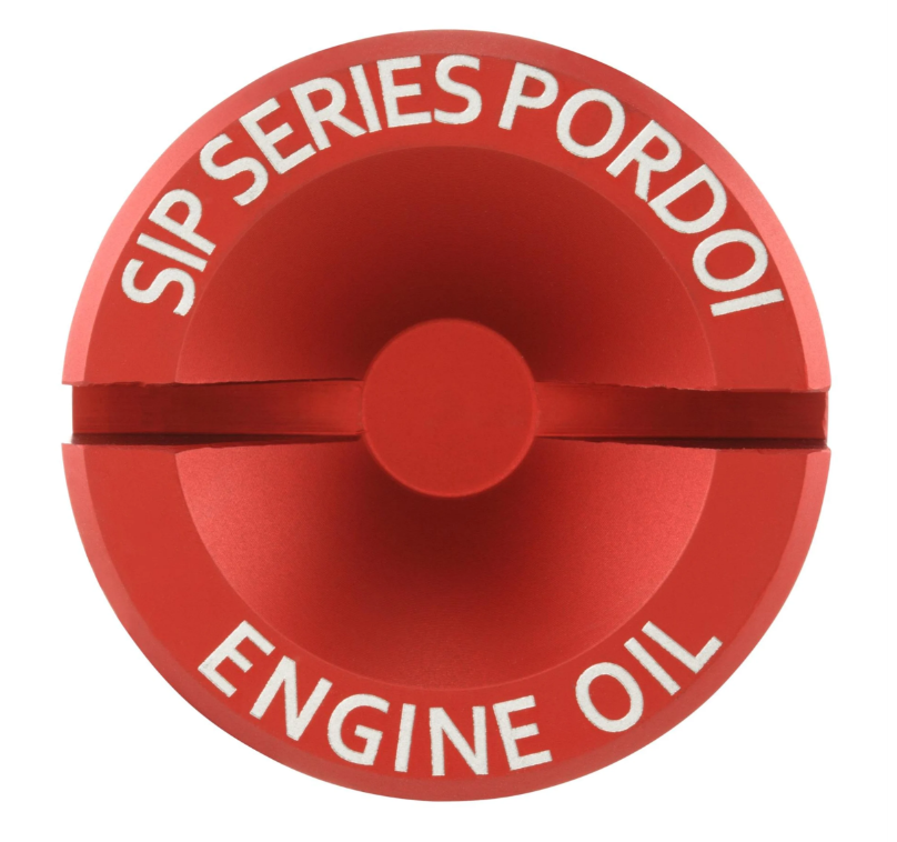 Olievuldop motorolie voor Vespa LX/S 3V i.e. 125-150ccm 4T AC, rood mat