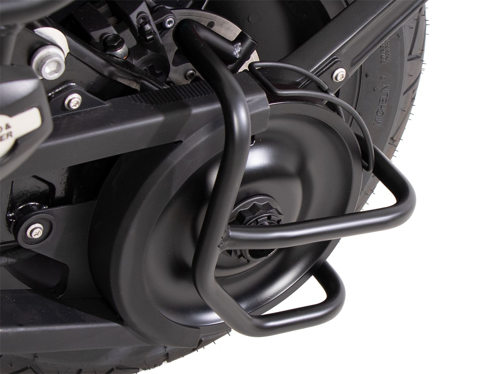 Aandrijvingsbescherming zwart voor BMW CE 02 (23-) Hepco & Becker